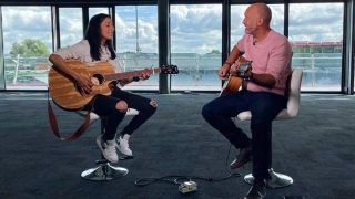 WATCH: Jemimah Rodrigues Strums The Guitar Along With Mark Butcher, Video Goes Viral