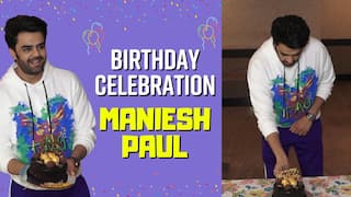 Happy Birthday Maniesh Paul : See How He Celebrated His Birthday With Media, Cake Cutting And More