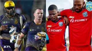 SLK vs TKR MATCH HIGHLIGHTS CPL 2021, Match 7 Cricket Updates: Riaz, Chase Star as St. Lucia Kings Beat Trinbago Knight Riders by 5 Runs