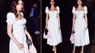Khushi Kapoor is The Most Glamorous Guest in Ivory Floral Dress Worth Rs 13,234 With Prada Bag