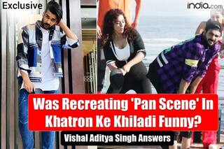 Vishal Aditya Singh's FIRST EVER Reaction On Recreating 'Pan Scene' In Khatron Ke Khiladi and If It Was 'Funny or Not' |Exclusive