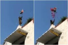 Viral Video: Patriotic Monkey Hoists National Flag on Independence Day As People Clap & Cheer | Watch