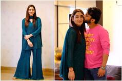 Disha Parmar Looks Elegant in Rs 13k Green Kurta-Sharara Set in Adorable Pictures With Rahul Vaidya