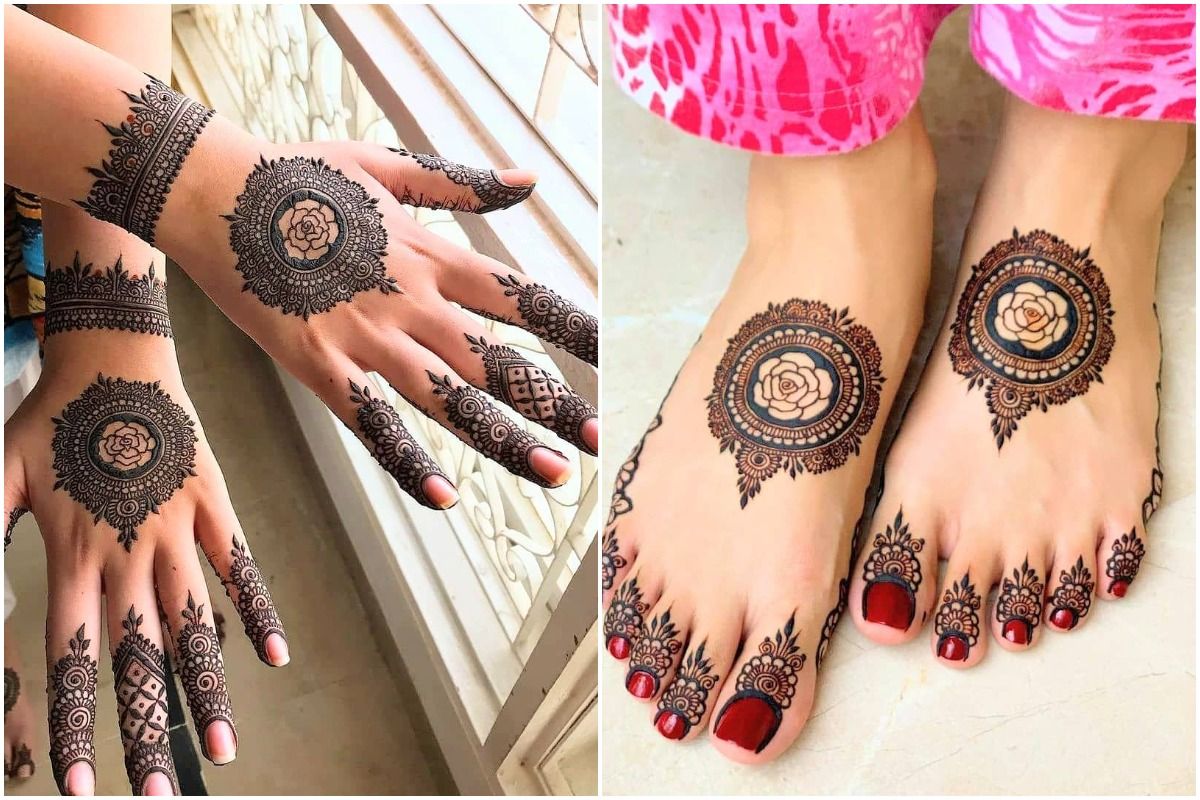 Stylish Front Hand mehndi design Watch out more latest mehndi design videos  on my you tube channel links Is in my bio #mamtamehndidesign… | Instagram