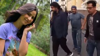 Tiger 3 Shoot: Katrina Kaif Spends Day At Saint Petersburg In Stunning Chic Look, Salman Khan Spotted With Nephew Nirvaan