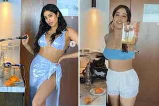 Janhvi Kapoor Turns Up The Heat in Throwback Video Wearing Hot Blingy Silver Swimsuit, Says 'Expectation vs. Reality'