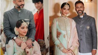 A Candid Sonam Kapoor Looks Vivacious in New Pictures From Rhea Kapoor-Karan Boolani's Wedding