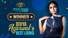 Bigg Boss OTT : विनर दिव्या अग्रवाल के इन लुक्स पर हो जायेंगे आप फ़िदा, बेस्ट लुक्स | Watch Video