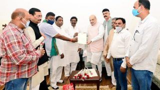 Jharkhand CM Hemant Soren-Led Delegation Meets Home Minister Amit Shah, Demands Caste Census