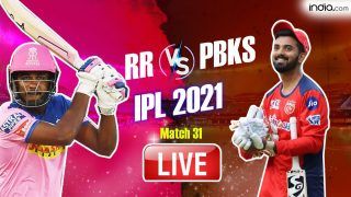 IPL 2021 MATCH HIGHLIGHTS PBKS vs RR Cricket Updates: Kartik Tyagi Stars in Rajasthan's Win; Punjab Choke After Mayank-Rahul's Century Stand