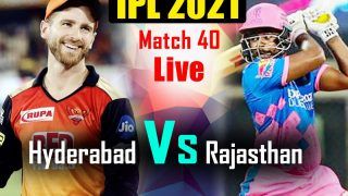 IPL 2021 MATCH HIGHLIGHTS SRH vs RR Match 40 Cricket Updates: Kane Williamson, Jason Roy Fifties Guide SunRisers Hyderabad to 7-Wicket Win vs Rajasthan Royals