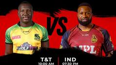 JAM vs TKR Dream11 Team Prediction: Fantasy Tips, Probable XIs For Today's CPL T20 Match 19
