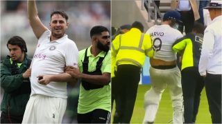 IND vs ENG: Pitch Invader Jarvo 69 Arrested For Security Breach During 4th Test, Bumps Into Jonny Bairstow at Oval | WATCH VIDEO