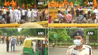 Delhi: शिरोमणि अकाली दल का कृषि कानूनों के खिलाफ विरोध मार्च, दो मेट्रो स्‍टेशनों के गेट बंद, सुरक्षा बढ़ी