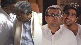 Viral Video: Siddaramaiah's Dhoti Slip in Karnataka Assembly Will Remind You of Hera Pheri. Watch