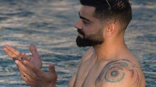 'Lemme Study, HOTTIE' - Fans Drool Over Virat Kohli's Toned Body in Pool Pic 'Lemme Study, HOTTIE' - Fans Drool Over Virat Kohli's Toned Body in Pool Pic