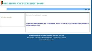 WB Police Constable 2021: West Bengal Police Constable Prelims Admit Card Released @wbpolice.gov.in, Follow This Step-by-step Guide to Download