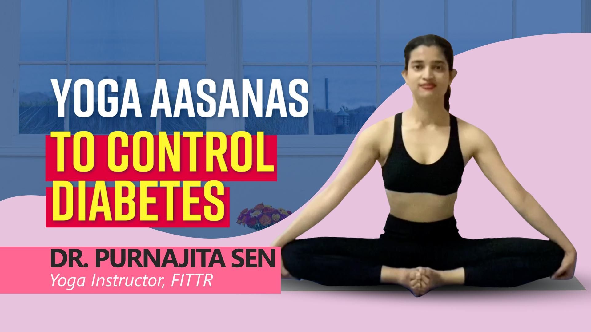 Yoga Asanas That Will Help With Diabetes 1.Vakrasana stimulates the  pancreas, making it beneficial for diabetics. This yoga pose regulates the  secretion of digestive juices, which helps combat digestive issues. people  who