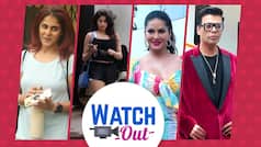 OMG! Sunny Leone Looks Adorable in Multi Coloured One Piece Outside Bigg Boss OTT Sets : Watch Out