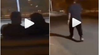 Viral Video: Cheating Husband Meets His Girlfriend on Pretext of Jogging, Wife Catches Him Red-Handed | Watch