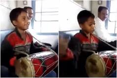 Viral Video: Little Boy Sings Badshah's Abhi to Party Shuru Hui Hai on Dholak Beats in Train | Watch