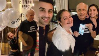 Alia Bhatt- Ranbir Kapoor Celebrate Mahesh Bhatt’s 73rd Birthday; Soni Razdan, Shaheen Join Virtually- See Photos