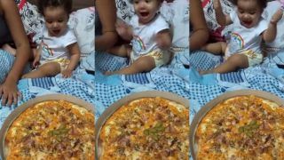 Viral Video: This Toddler's Excitement on Seeing a Pizza Will Totally Melt Your Heart | WATCH