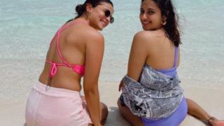 Alia Bhatt Is Vision To Soar Eyes In Hot Pink Backless Bikini As She Chills With BFF Akansha
