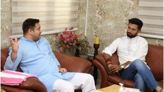 बिहार: चिराग पासवान और तेजस्वी यादव मिले, कहा- 'दोनों परिवारों में पारिवारिक संबंध'