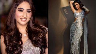 Disha Parmar or Mouni Roy: Who Pulled Off The Silver Shimmery Saree Better?