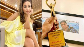 Hina Khan Dedicates Her 'Iconic Actress Award' To Late Father: 'You Made It Possible'