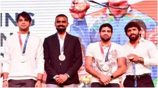 Gold Medalist Neeraj Chopra and Other Tokyo Olympics Participants Felicitated By JSW Sports