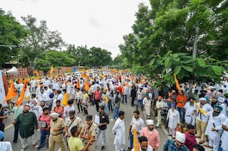 SAD Leads 'Black Day' March To Parliament to Mark a Year of Farmers Protest, Delhi Borders Sealed