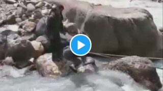 ITBP Troops Rescue 4 Villagers Trapped At 12,000 Feet in Uttarakhand's Milam | Watch