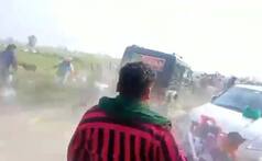 Lakhimpur Kheri Violence: BJP MP Shares New Video Showing Car Ramming Into Farmers. WATCH