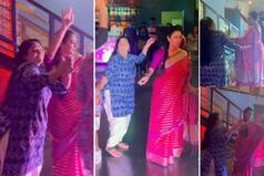 Anupamaa Fame Rupali Ganguly-Alpana Buch Aka Baa Groove To 'Ishq Tera Tadpave' At Dance Party | Watch