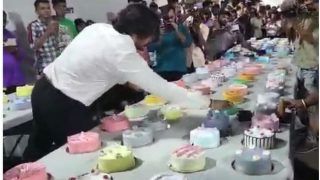 550 केक काटकर रेलवे स्टेशन पर मनाया जन्मदिन, Video Viral; पुलिस में शिकायत