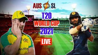 T20 World Cup 2021 MATCH HIGHLIGHTS, AUS vs SL T20 Cricket Updates: David Warner Hits Form; Australia Beat Sri Lanka by 7 Wickets to Make it Two-in-Two in Super 12s