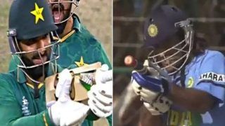Asif Ali Does an MS Dhoni-Like Gun Shot Celebration After Pakistan Beat Afghanistan in Super 12 Match; Twitterverse Reacts