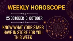 Weekly Horoscope From 25th To 31st October : Astrological Predictions For All Zodiac Signs | Watch Video To Find Out What Your Stars Say This Week