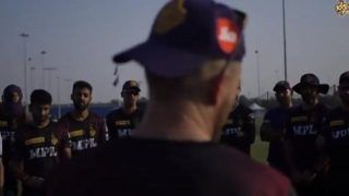 IPL 2021 Final: KKR Coach Brendon McCullum Gives Motivational Speech Ahead of Game vs MS Dhoni-Led CSK in Dubai | WATCH