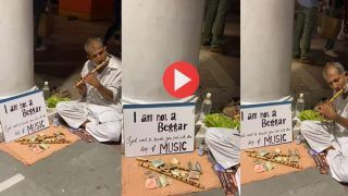 Flute Performance Video: बुजुर्ग ने बांसुरी से सुनाया इतना मधुर संगीत, जिसने सुना बस सुनता रहा गया | Viral हुआ ये वीडियो