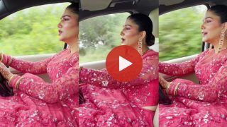 Sapna Choudhary Drives While Singing in Latest Viral Video, Netizens Remind Her to Wear Seatbelt