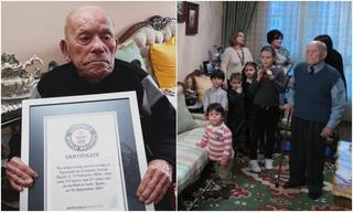 112-Year-Old Great-Grandfather From Spain Certified As World's Oldest Living Man by Guinness World Records | Watch