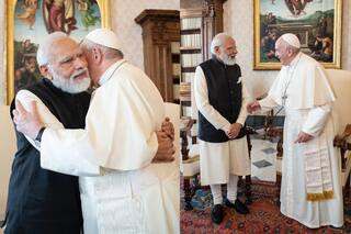 वैटिकन सिटी: 20 मिनट के बजाय एक घंटे तक चली पीएम मोदी और पोप फ्रांसिस के बीच बैठक; भारत आने का दिया न्यौता