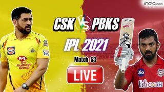 Highlights CSK vs PBKS IPL 2021 Match 53 Updates: Punjab Ride on Rahul Knock to beat Chennai By Six Wickets