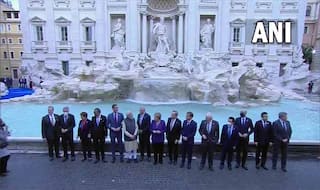 PM Modi मोदी समेत G20 Summit में आए नेताओं ने रोम में ऐतिहासिक ट्रेवी फाउंटेन को देखा