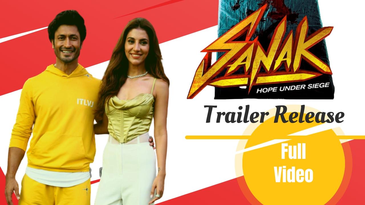 Sanak Trailer Out : Vidyut Jammwal's 'Sanak' Impresses Fans With It's Action And Drama, To Stream On Disney+ Hotstar From October 15