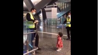 Viral Video: Little Girl Seeks Permission From Airport Security to Bid Goodbye to Aunt, Her Cuteness Will Melt Your Heart | WATCH