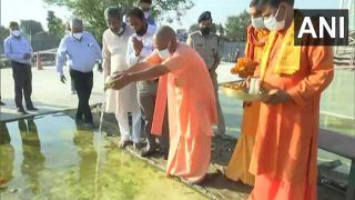 अफगान लड़की ने PM को भेजा काबुल नदी का जल, CM योगी ने अयोध्या में राम मंदिर स्थल पर चढ़ाया